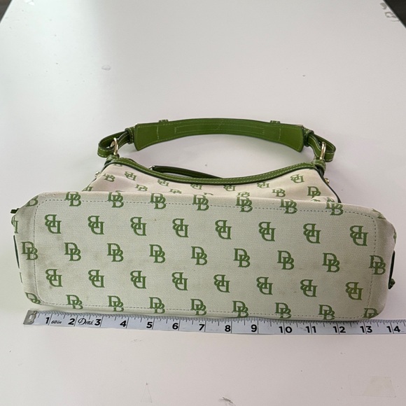 Dooney & Bourke Green and White Shoulder Bag - Picture 16 of 16